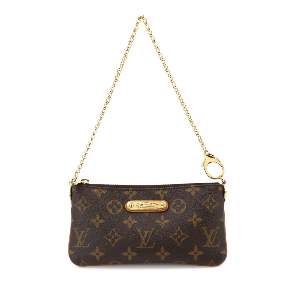 Louis Vuitton Monogram Pochette Milla MM Handbag/Pouch, Brown, M60094